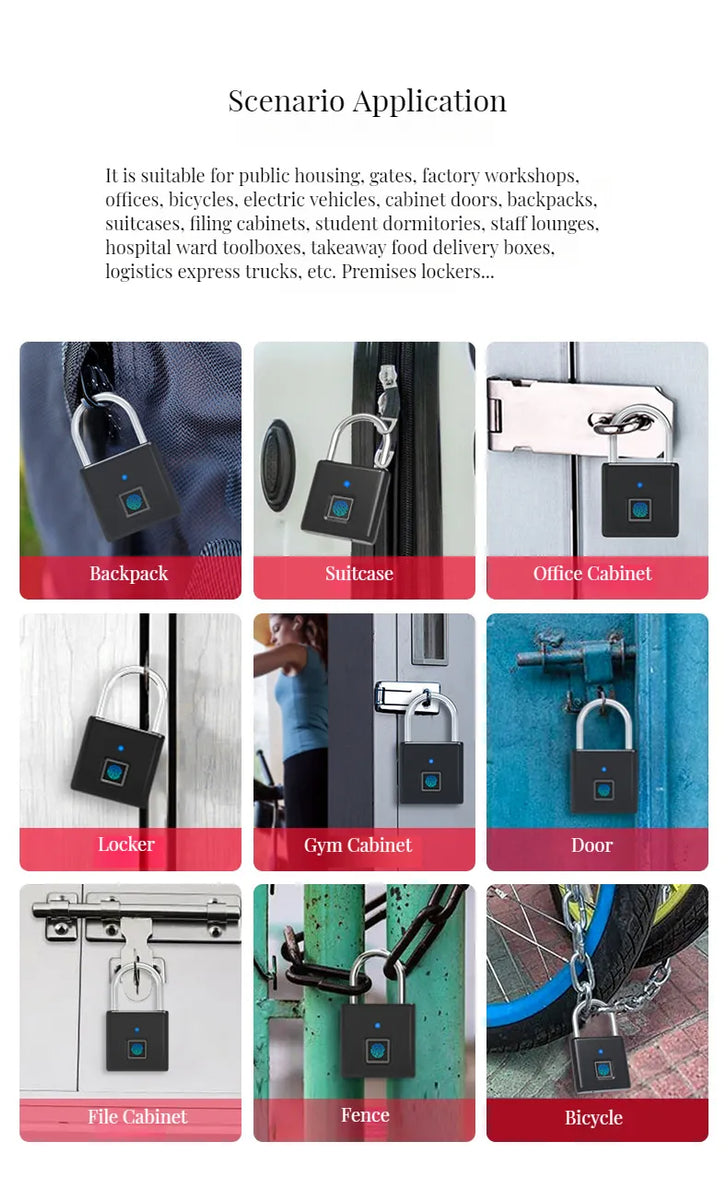 Fingerprint Padlock